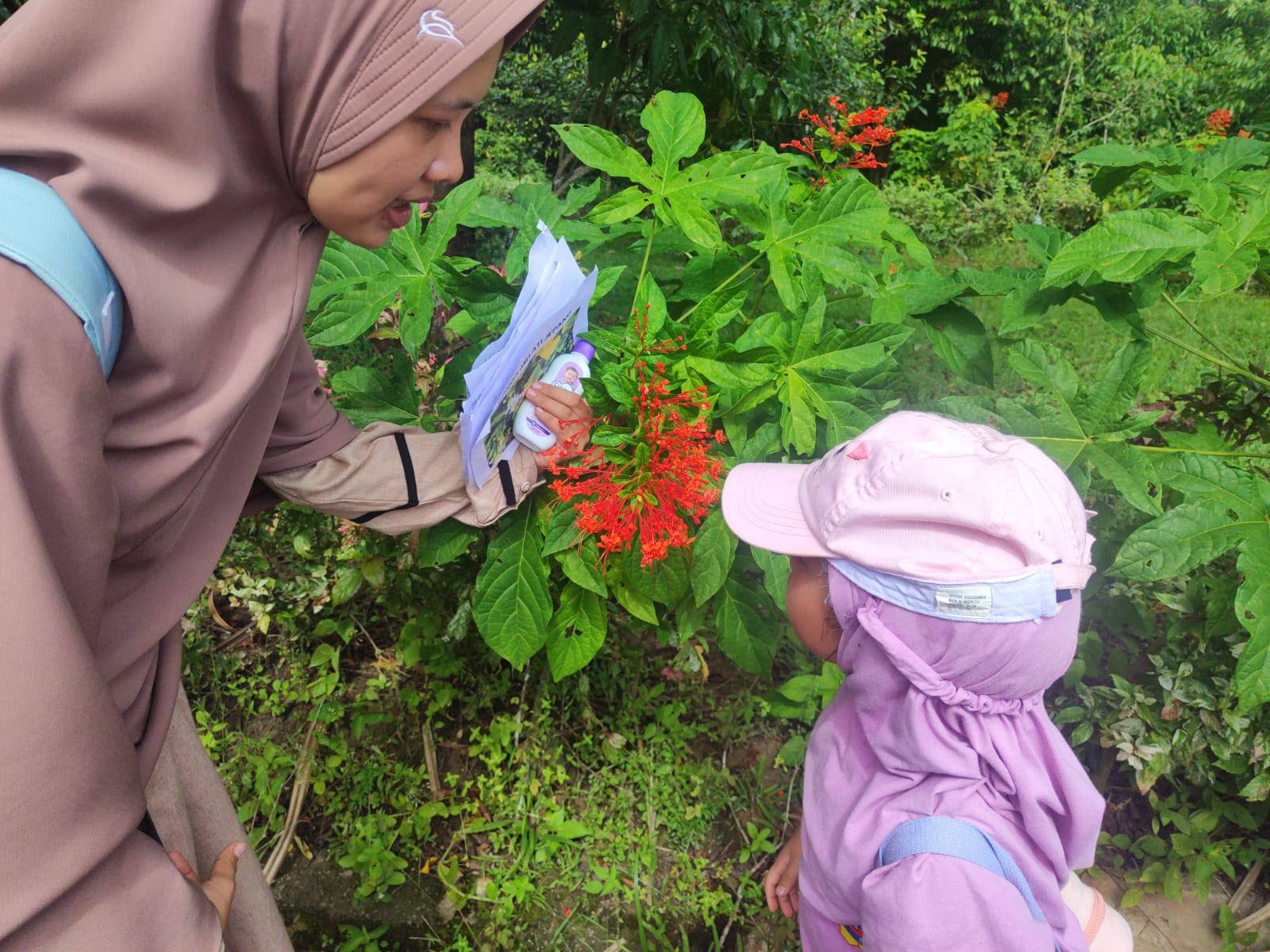 Field Trip TK B Salamah: Serunya Berburu Bunga di Kebun Raya Balikpapan